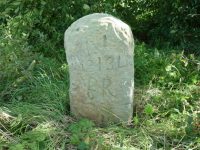 Grenspalen 134 en 135 ten zuiden van Coevorden